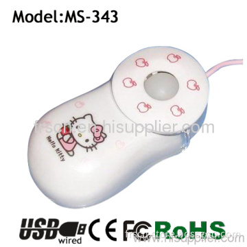 Ms-343 3d Optical Wired Water Transfer Mouse 